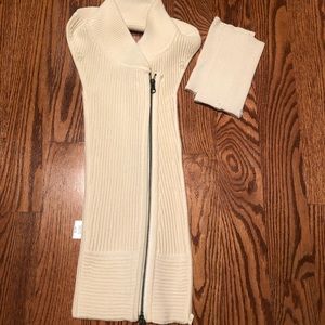 Veronica Beard cream knit Dickey